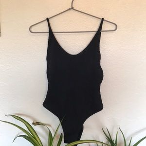 Aerie Smocked One Piece Swimsuit